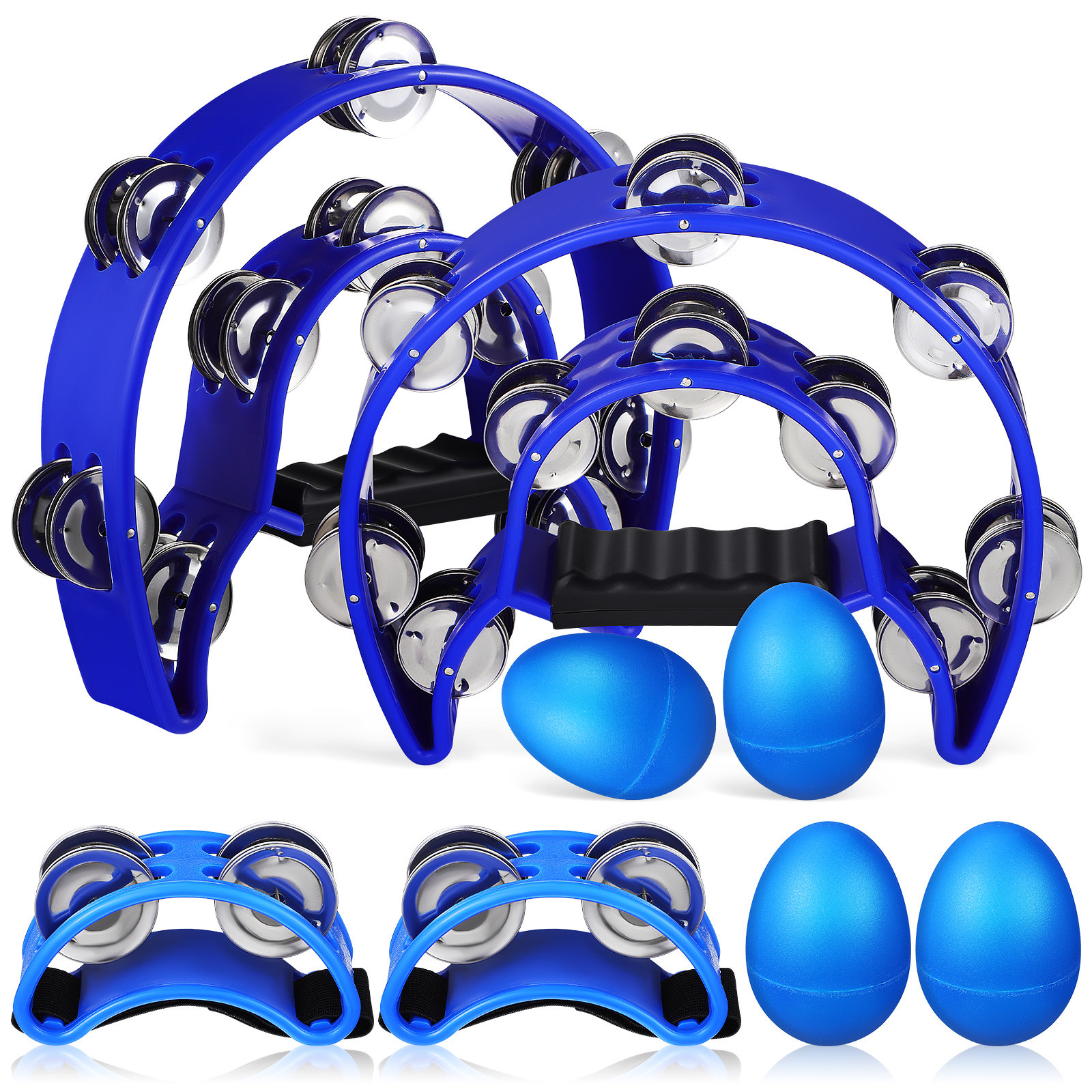 Musical Instrument Tambourine - 8Pcs Percussion Instrument Set Hand Foot