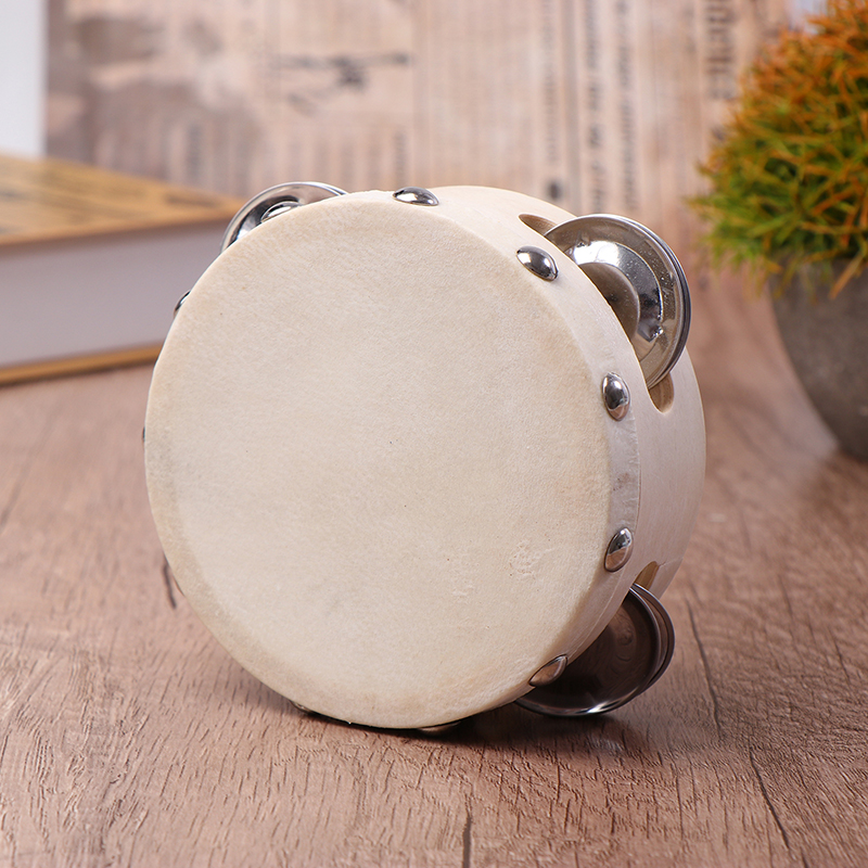 Musical Instrument Tambourine - 10/15cm Hand Held Tambourine With Metal