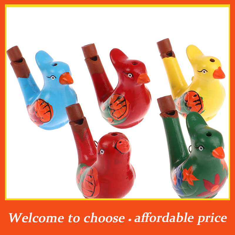 Musical Instrument In Drawing - 1pc Coloured Drawing Water Bird Whistle