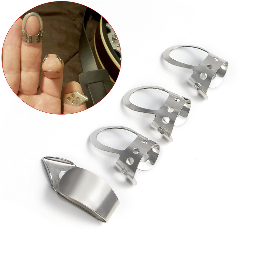 4pcs Finger Picks Tone Deaf Mu - đánh giá và giá Dobro Resonator Guitar