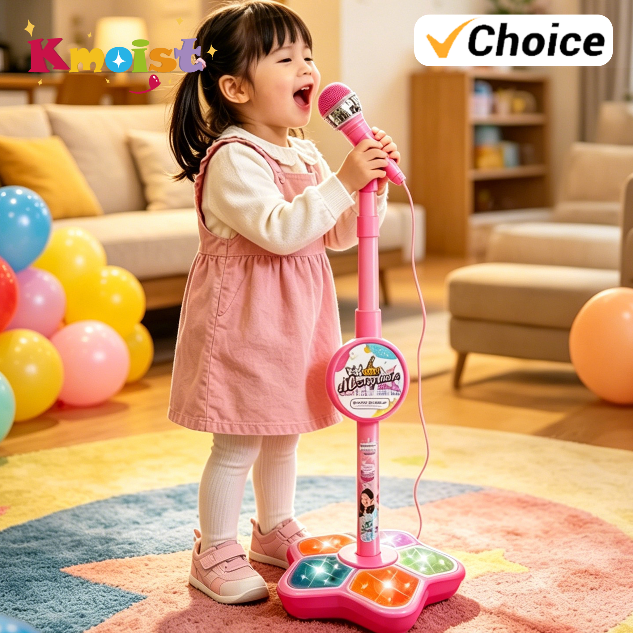 Microphone with Stand Karaoke  - đánh giá và giá Song With Musical Instrument
