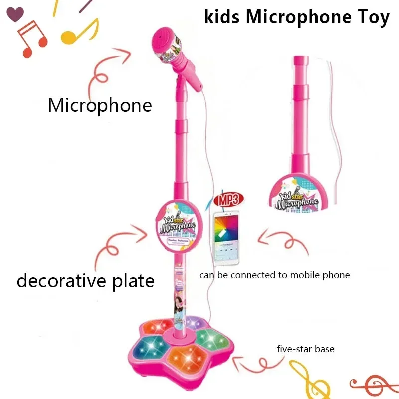 Microphone with Stand Karaoke  - đánh giá và giá Song With Musical Instrument
