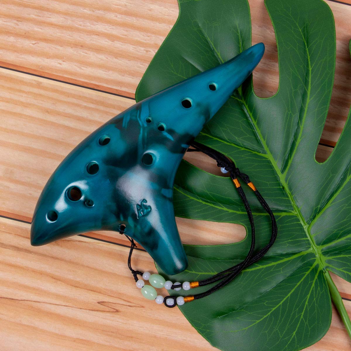 Ocarina12 Tones Alto C Ceramic - đánh giá và giá Song With Musical Instrument
