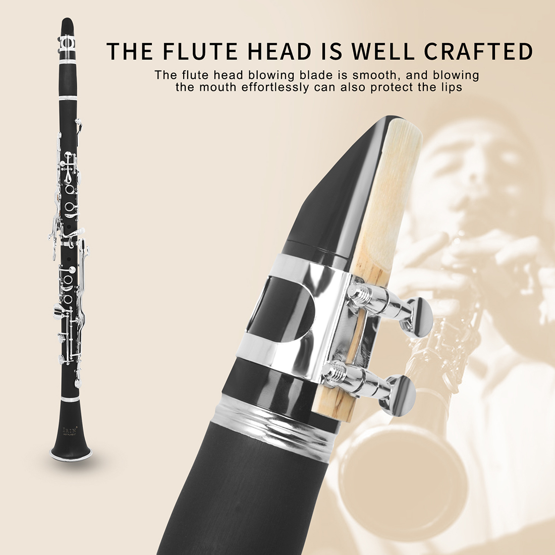 Clarinet Key of G 17 keys Bake - đánh giá và giá Musical Instrument German