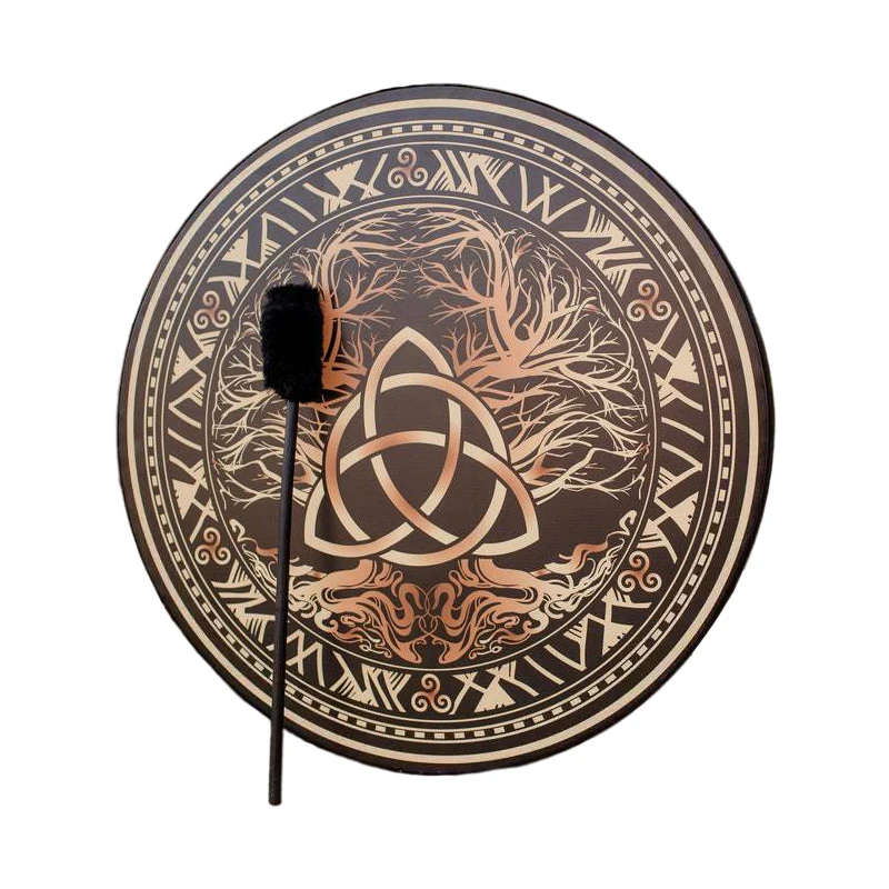 25CM Shaman Celtic Drum Vintag - đánh giá và giá Musical Instrument Tambourine