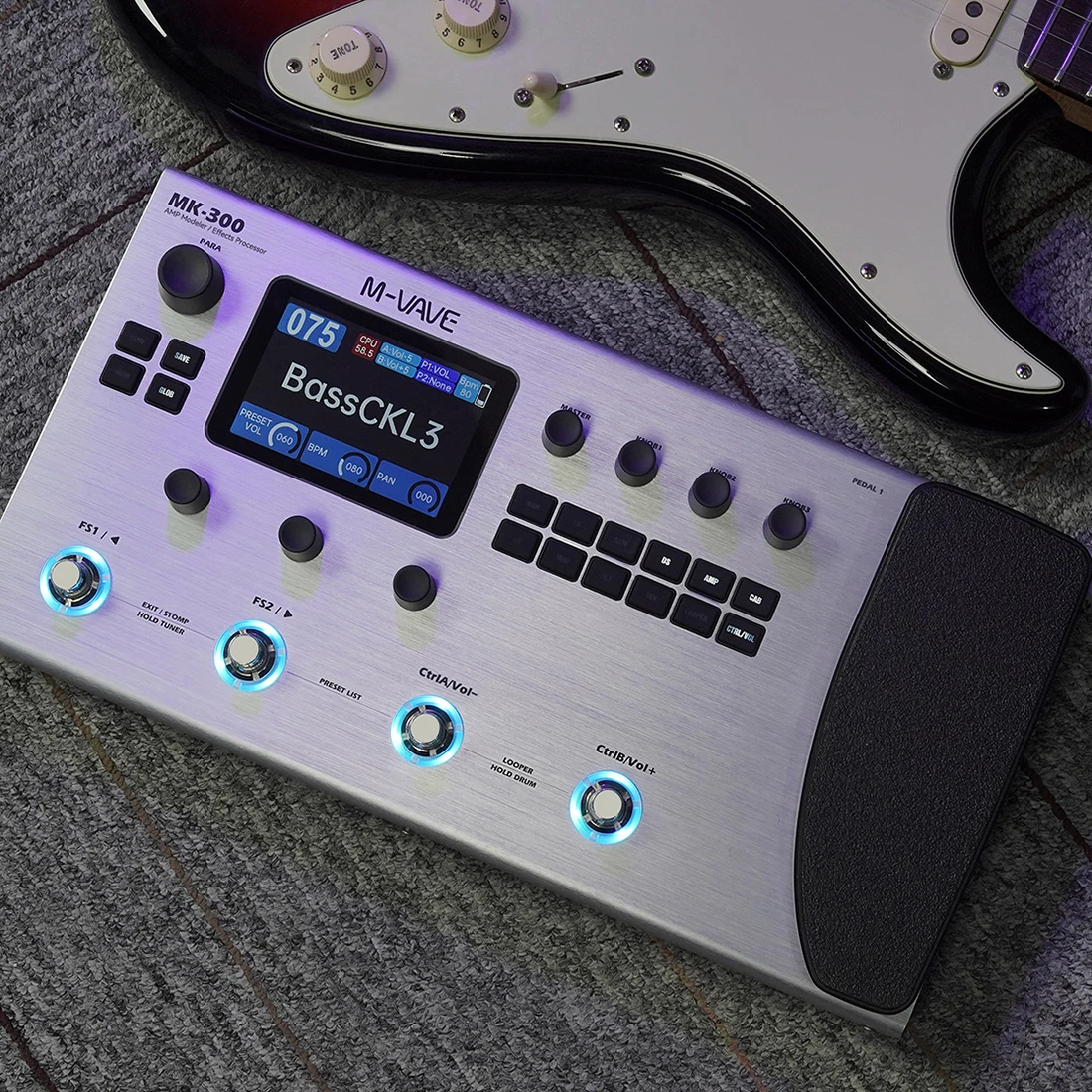 M-VAVE Guitar Multi-Effect Pro - đánh giá và giá Dobro Resonator Guitar