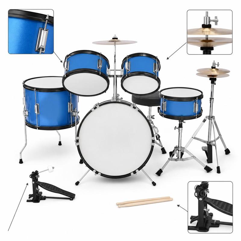 Junior Percussion Kit 16 inch  - đánh giá và giá Musical Instrument Set