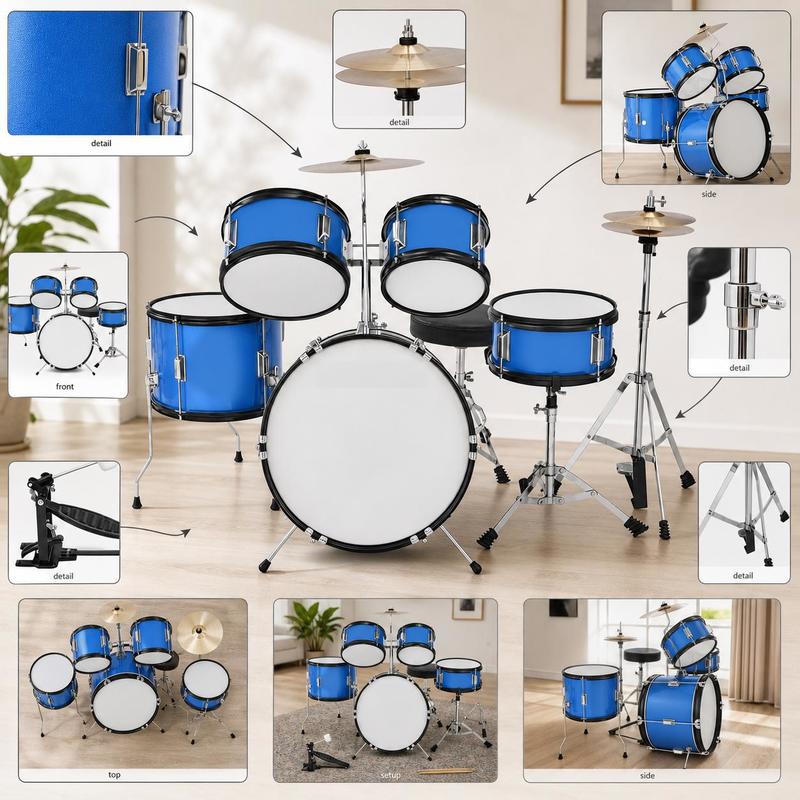 Junior Percussion Kit 16 inch  - đánh giá và giá Musical Instrument Set