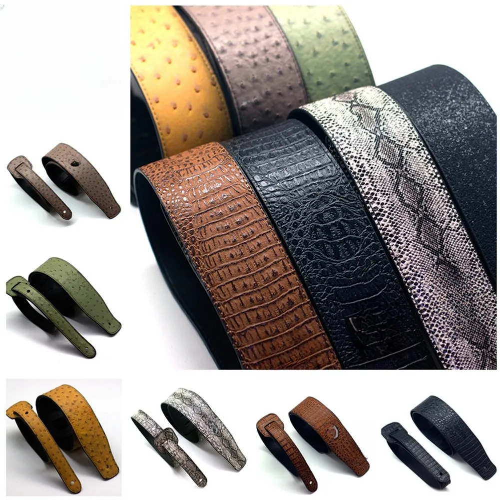 1pc Guitar Strap PU Leather Em - đánh giá và giá Musical Instrument Band