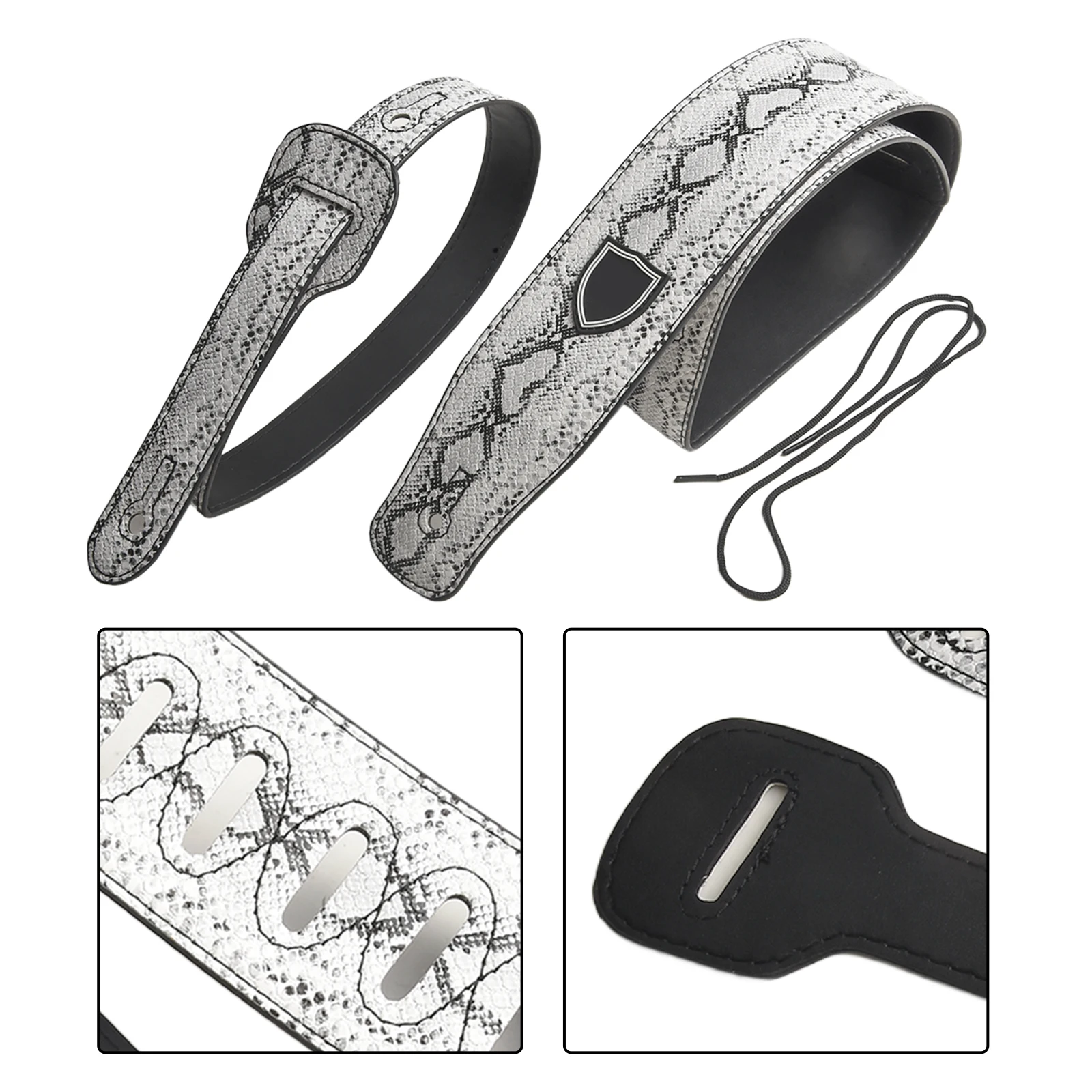 1pc Guitar Strap PU Leather Em - đánh giá và giá Musical Instrument Band