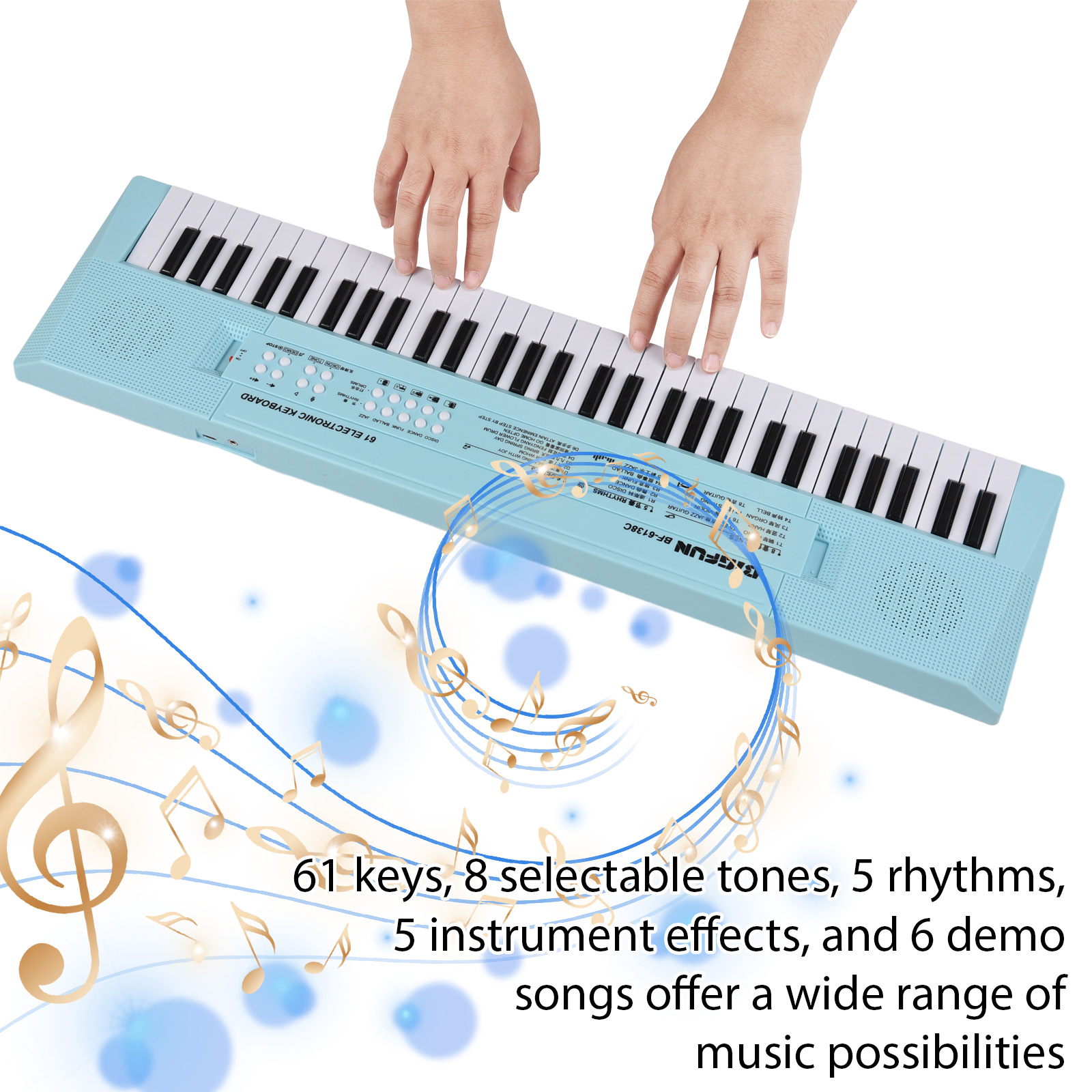 61 Key Electronic Keyboard Pia - đánh giá và giá Song With Musical Instrument