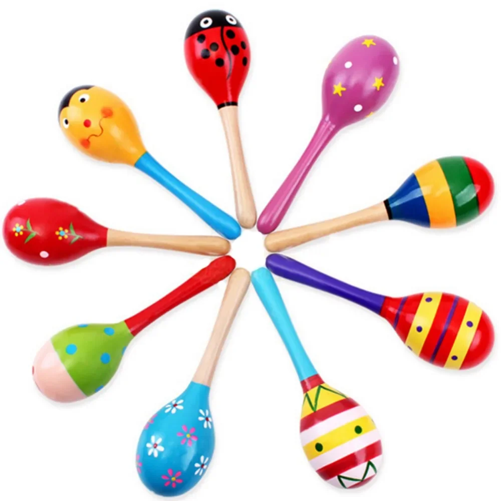 Kids Musical Instruments, Wood - đánh giá và giá Musical Instrument Tambourine