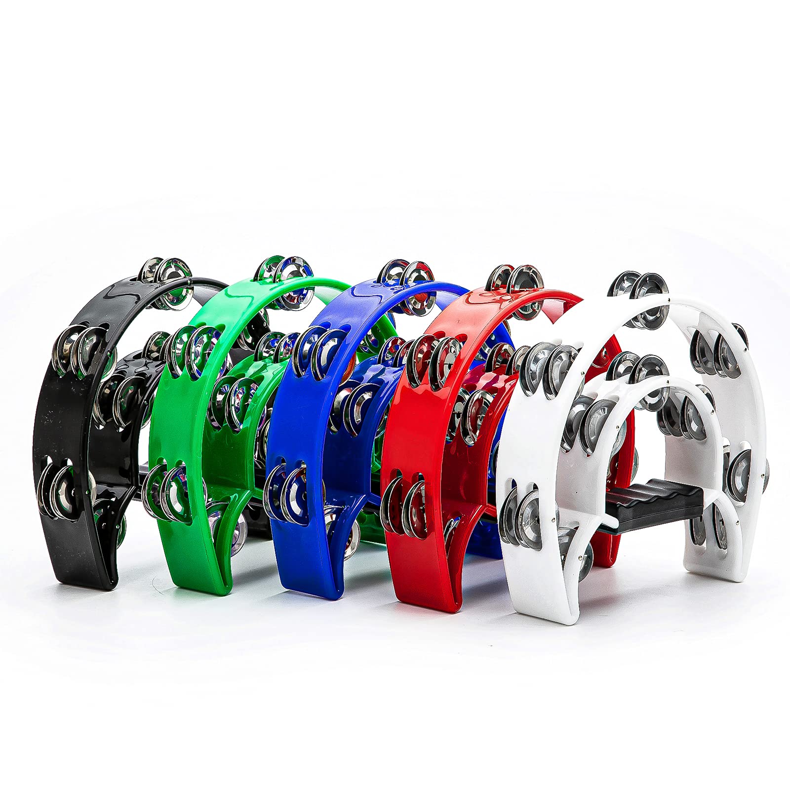 Tambourine Double Row Metal Ji - đánh giá và giá Musical Instrument Tambourine