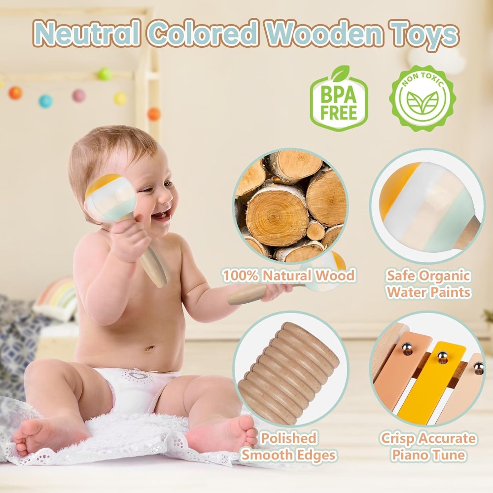 Montessori Wooden Musical Inst - đánh giá và giá Musical Instrument Images