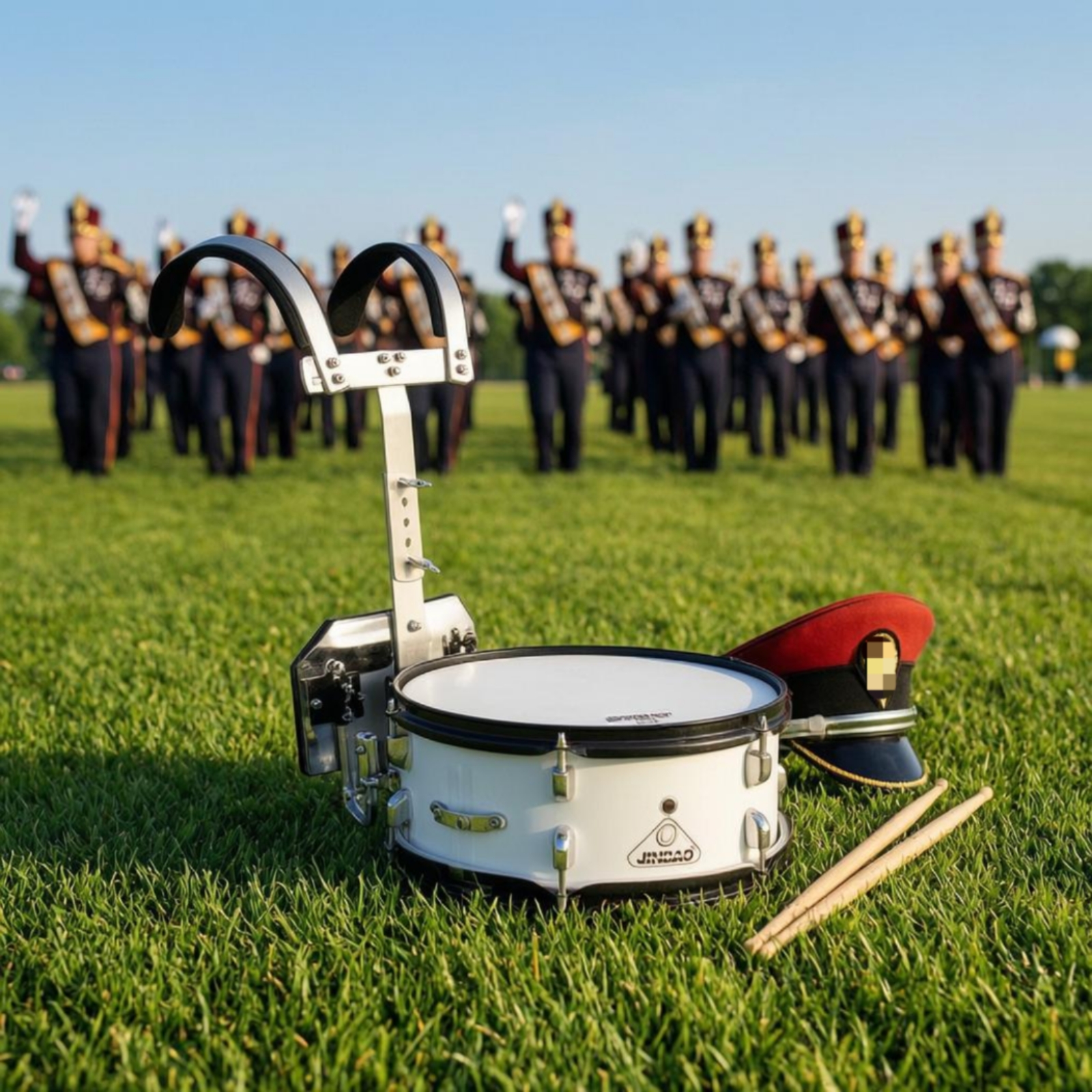 13-Inch Marching Snare Drum Wh - đánh giá và giá Musical Instrument Band