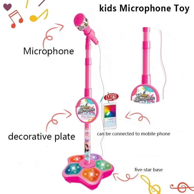 Kids Microphone with Stand Kar - đánh giá và giá Song With Musical Instrument
