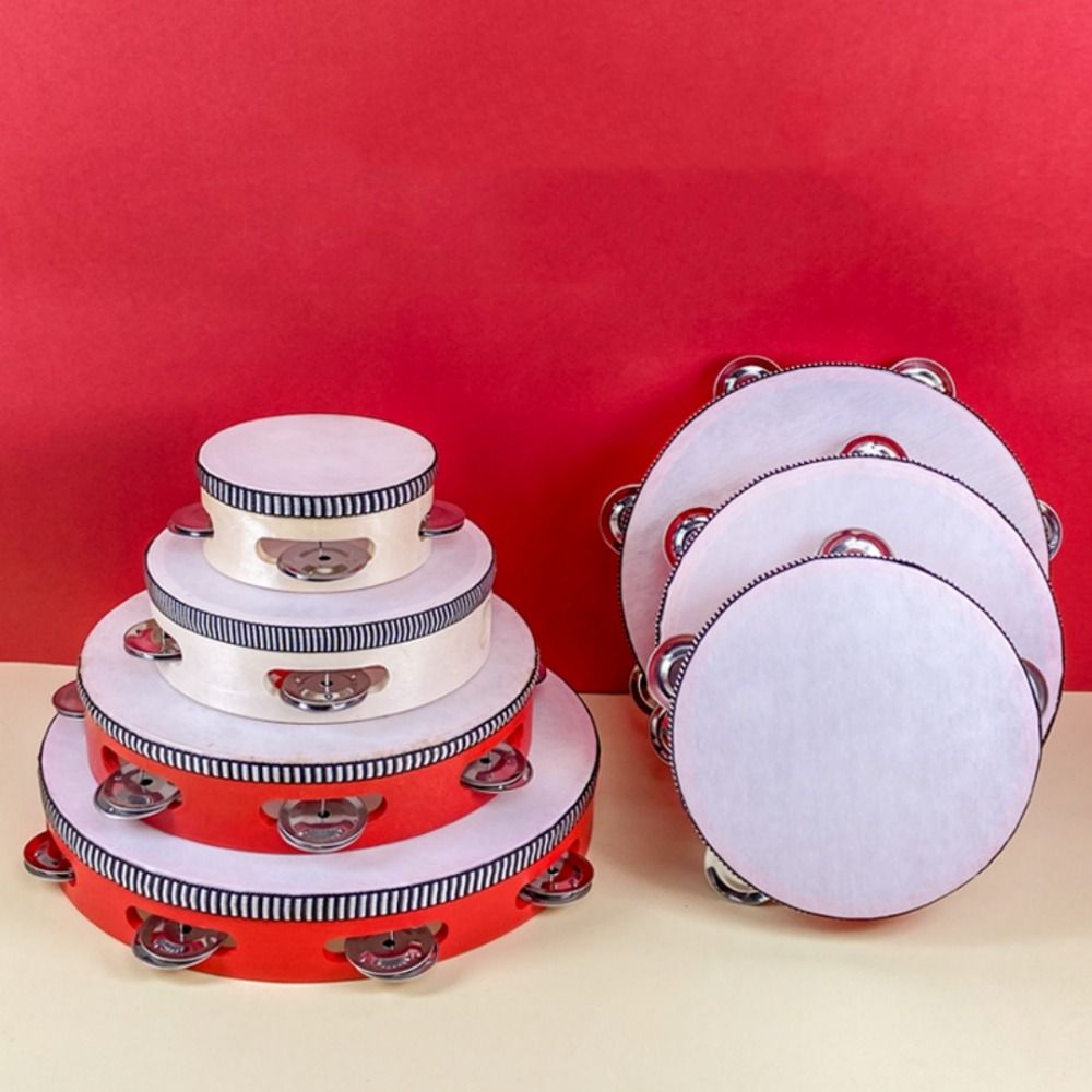 4/6/8/10 Inch Hand Held Drum W - đánh giá và giá Musical Instrument Tambourine