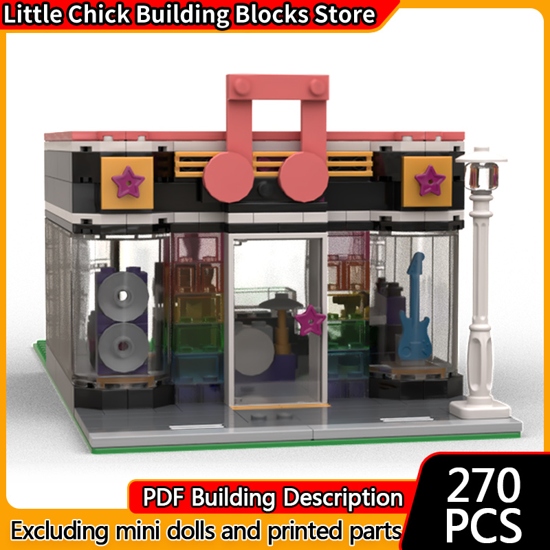 City Street View Model MOC Bui - đánh giá và giá Musical Instrument Shop