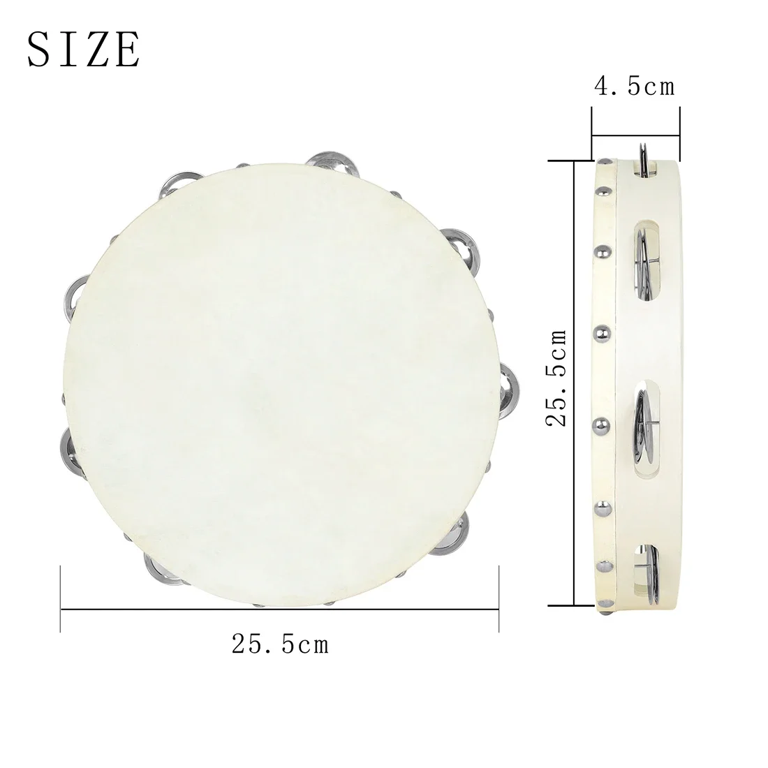 IRIN 10 Inches Tambourine Drum - đánh giá và giá Musical Instrument Tambourine