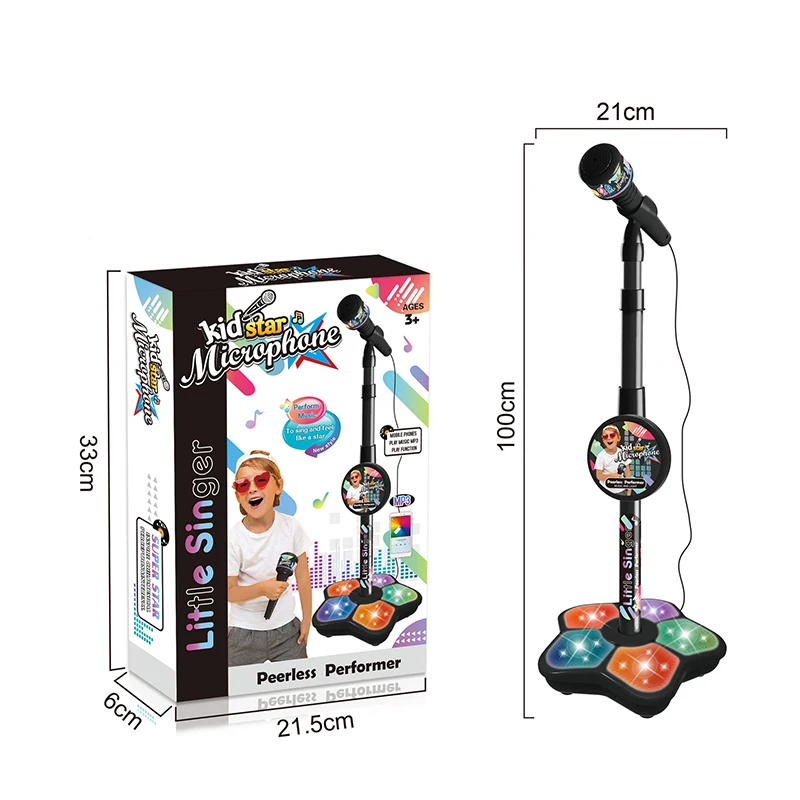 Kids Microphone with Stand Kar - đánh giá và giá Song With Musical Instrument
