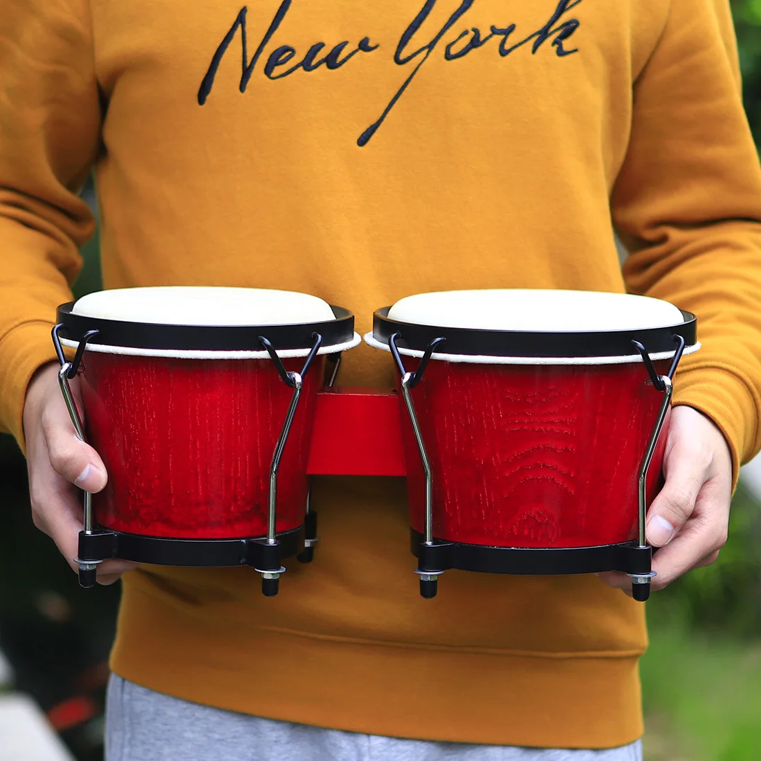 IRIN African Bongo Drum Wooden - đánh giá và giá Musical Instrument Tambourine