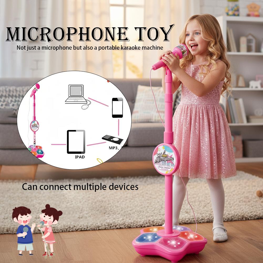 Kids Microphone with Stand Kar - đánh giá và giá Song With Musical Instrument