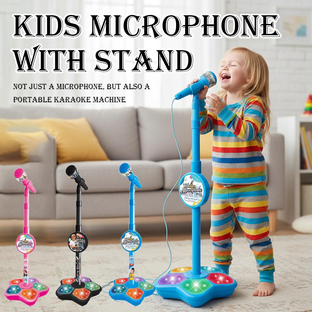 Kids Microphone with Stand Kar - đánh giá và giá Song With Musical Instrument