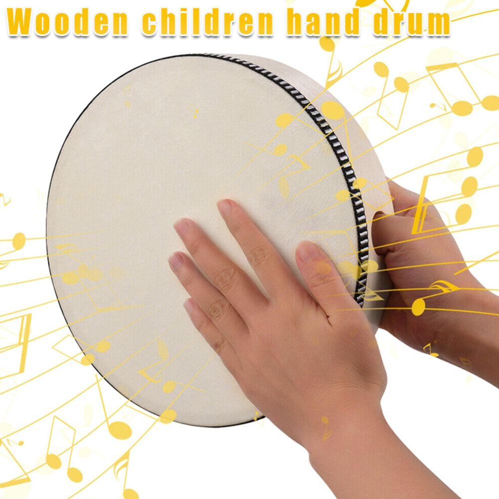 Gift 4/6/8/10 Inch Wooden Hand - đánh giá và giá Musical Instrument Tambourine