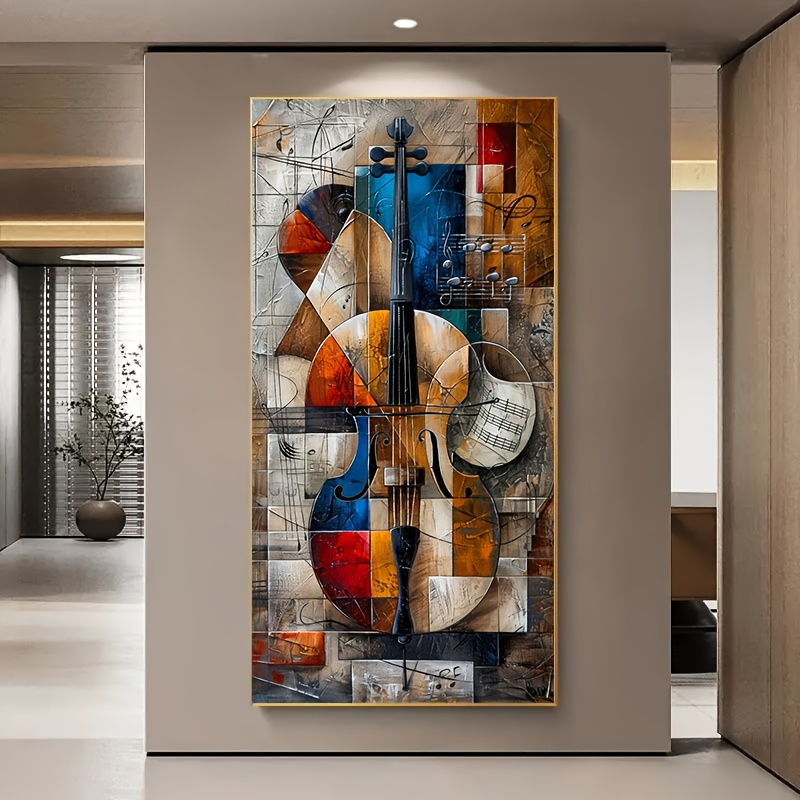 Modern Abstract Cello Poster P - đánh giá và giá Musical Instrument Images