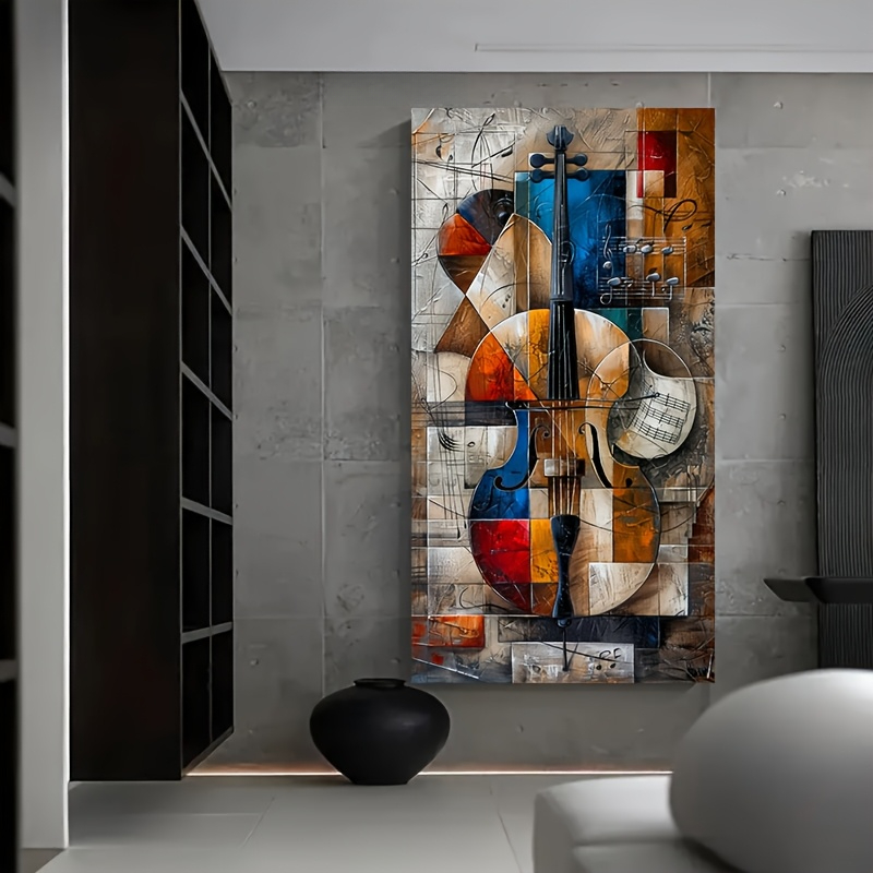 Modern Abstract Cello Poster P - đánh giá và giá Musical Instrument Images