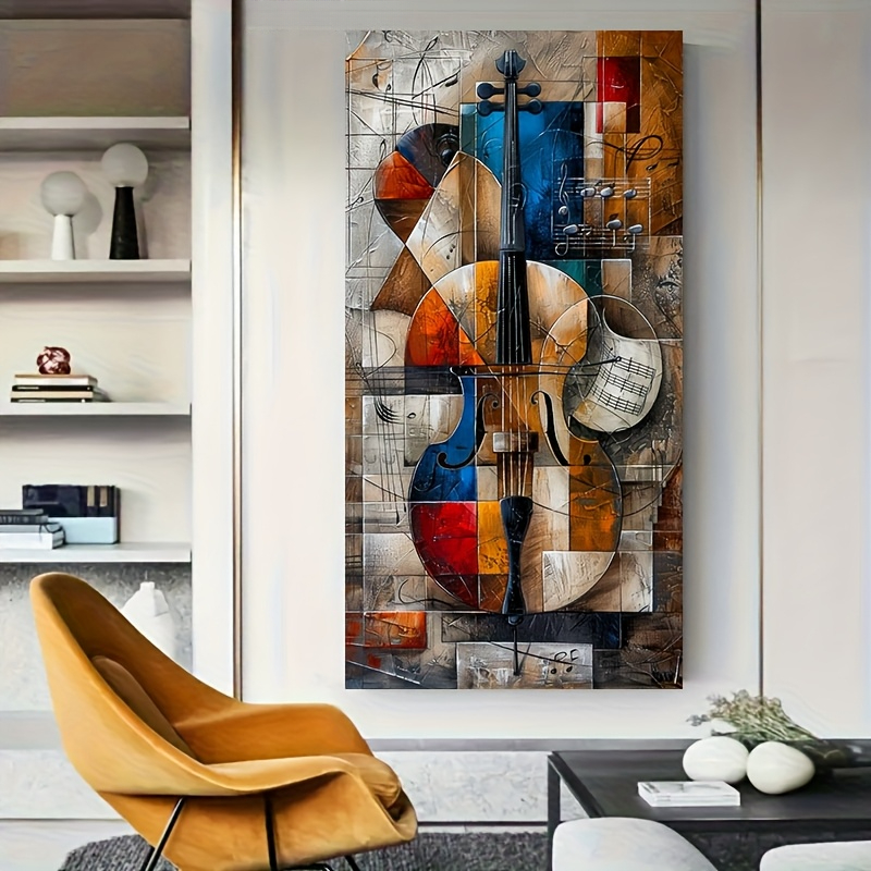 Modern Abstract Cello Poster P - đánh giá và giá Musical Instrument Images