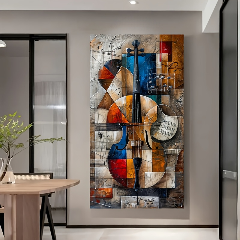 Modern Abstract Cello Poster P - đánh giá và giá Musical Instrument Images