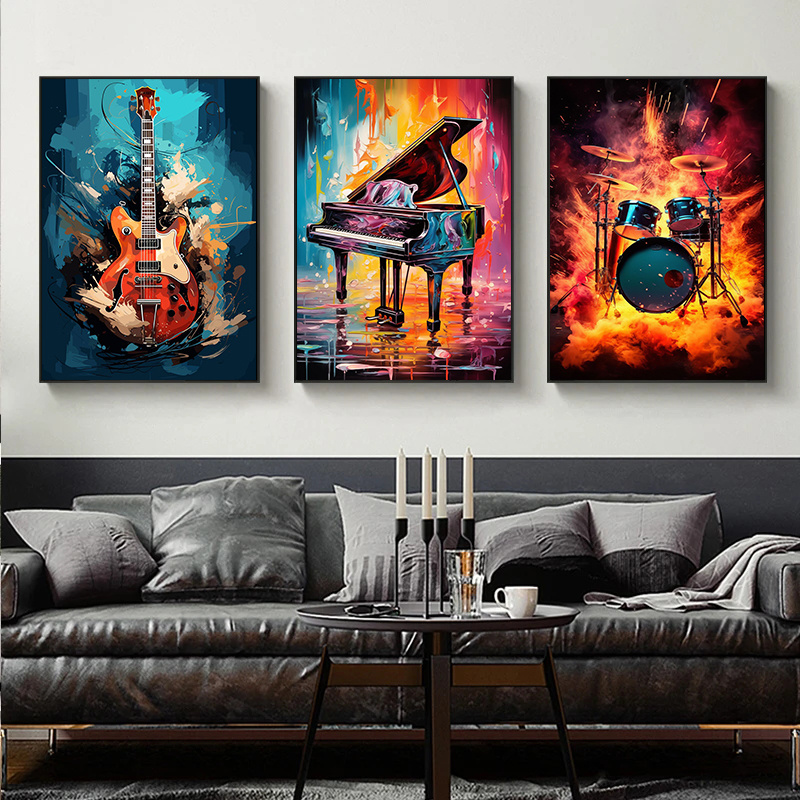 Abstract Colorful Art Musical  - đánh giá và giá Musical Instrument Images