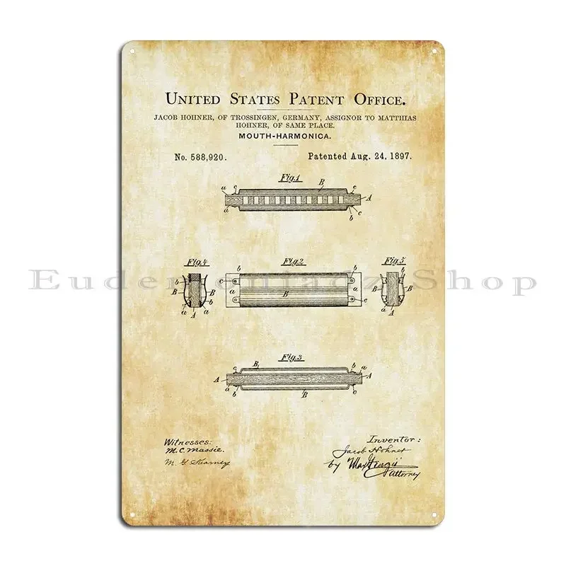 Hohner Harmonica Patent Player - đánh giá và giá Musical Instrument In Drawing